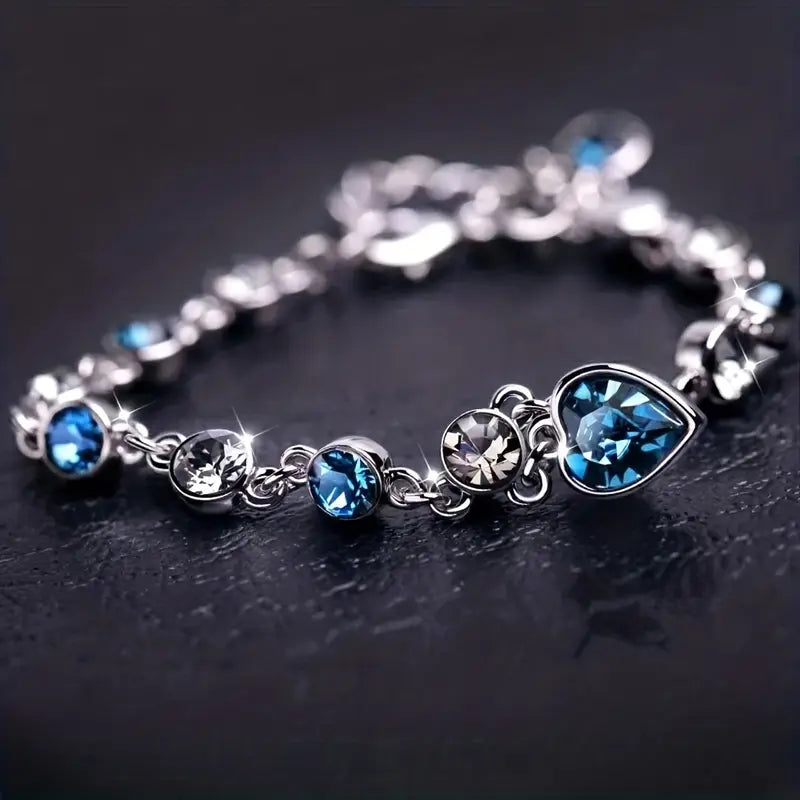 Ocen Heart Glow Bracelet | White Gold