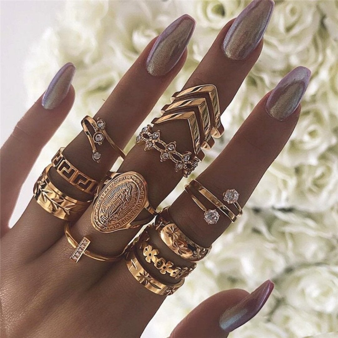 Exclusive Set of 8 to 12 Premium Rings