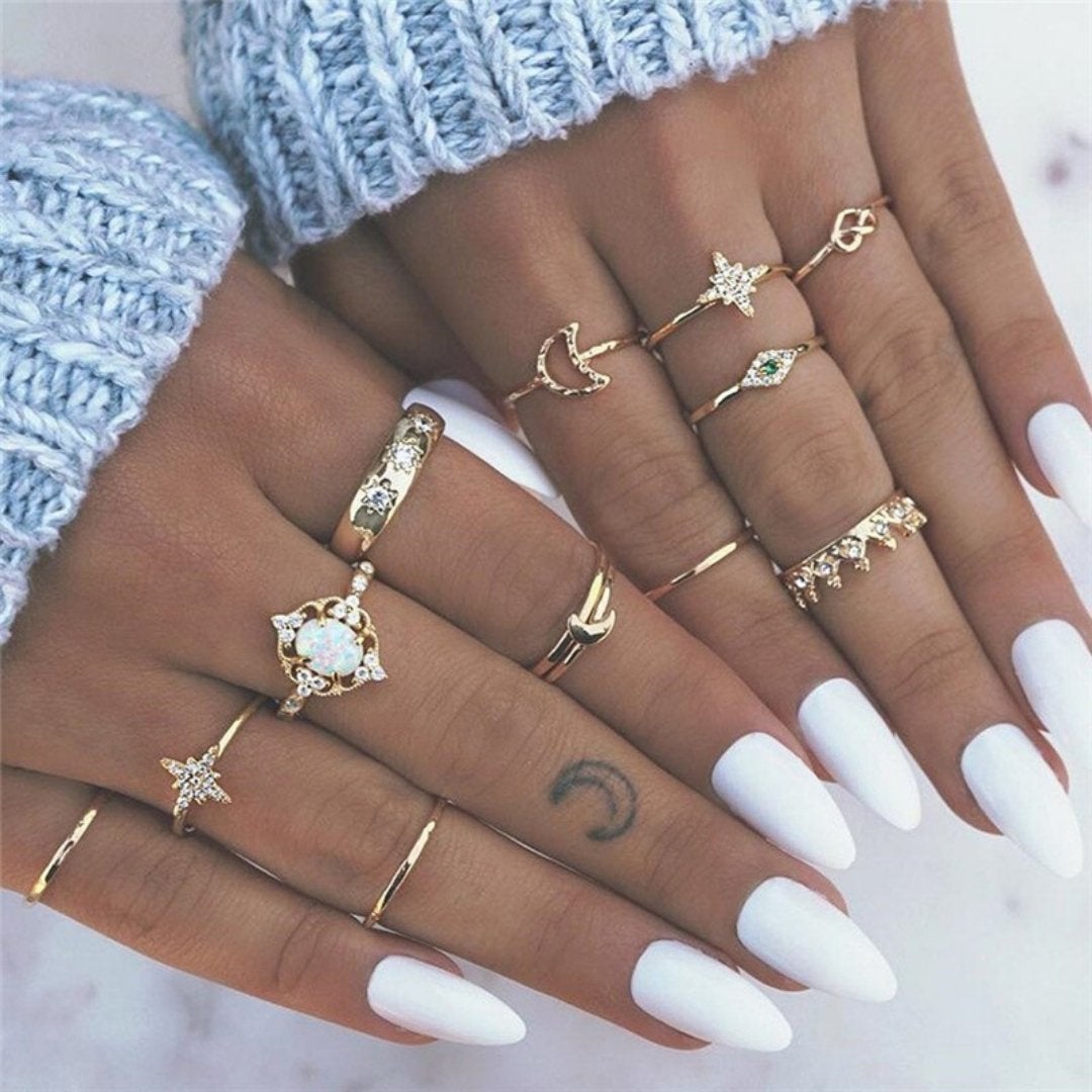 Unike Premium Pack of 8 to 12 Rings