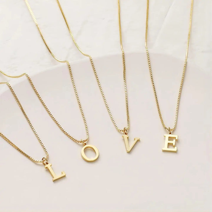 Necklace with Initials from Love Letters