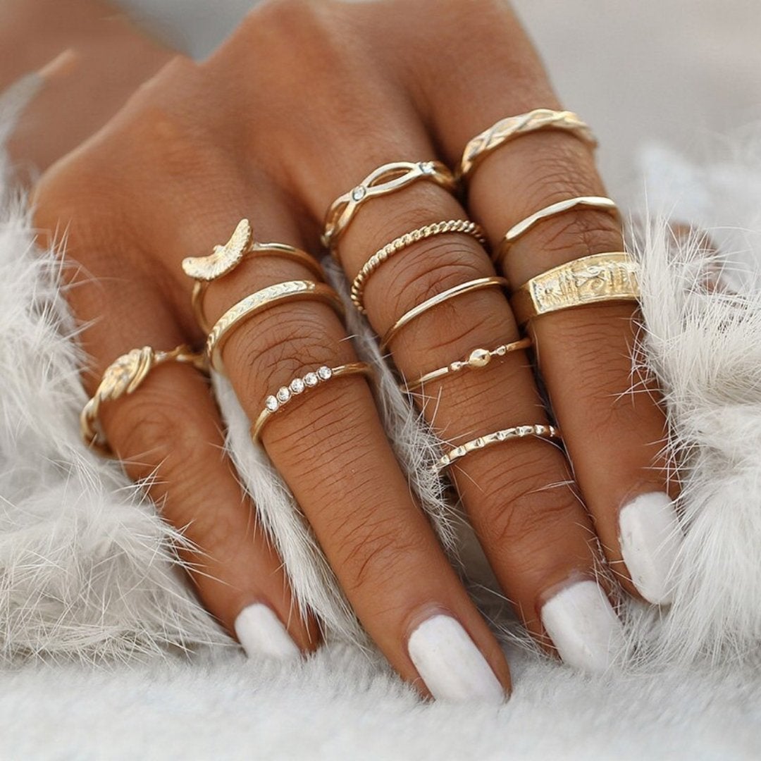 Unike Premium Pack of 8 to 12 Rings