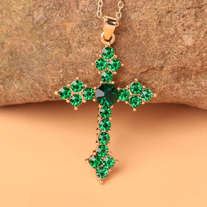 Veridienne Croixheart Necklace | Gold