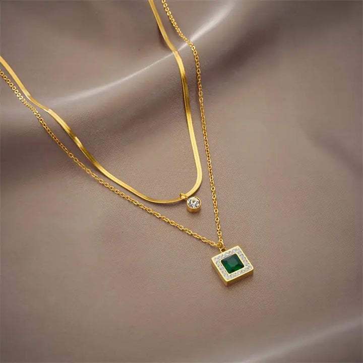 Tirena Valeure Necklace | Gold