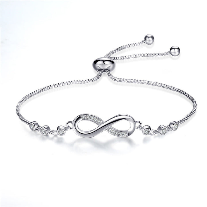 Adjustable Infinify Bracelet in Silver