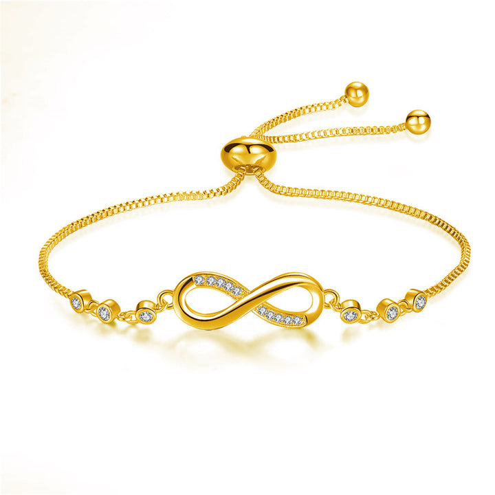 Adjustable Infinify Bracelet in Silver