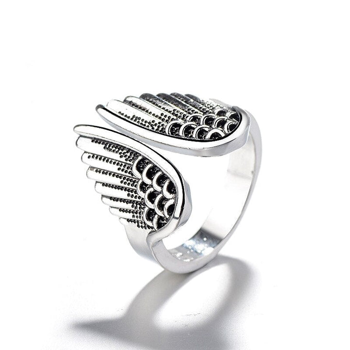 925 Sterling Silver Adjustable Angel Ring