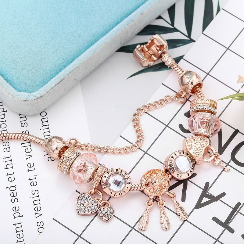 Roes Dreamcatcher Bracelet with Charms Included in Sterling Silver