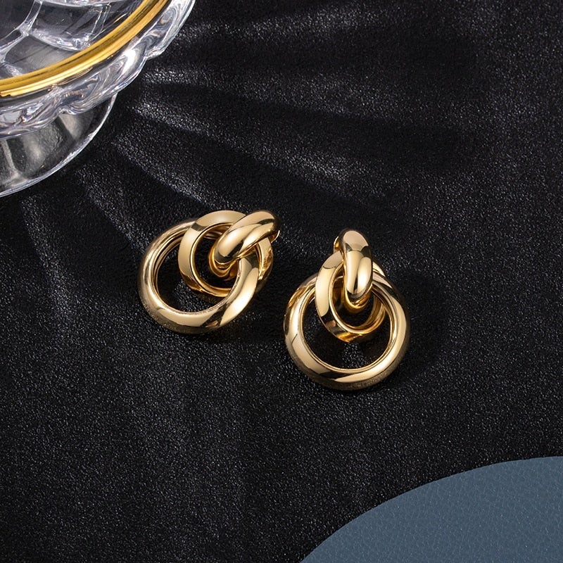 Elegant Gold Earrings