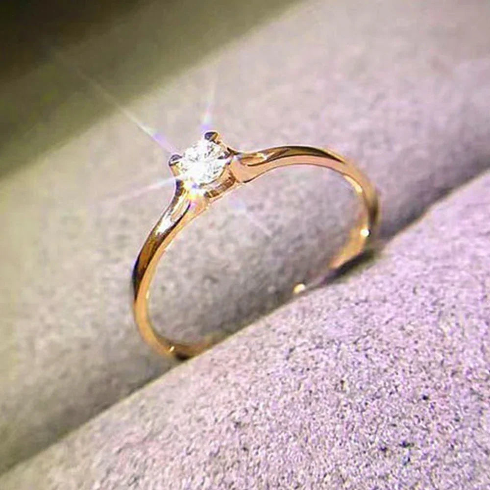 Minimalist Zirconia Ring