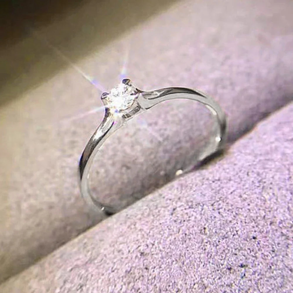 Minimalist Zirconia Ring