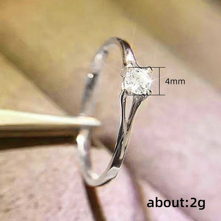 Minimalist Zirconia Ring