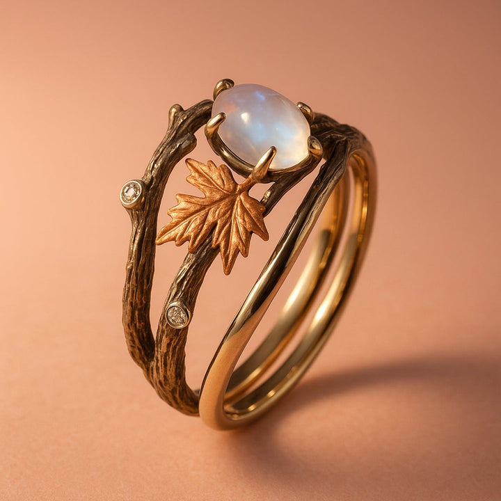 Moonstone Ring of Nature