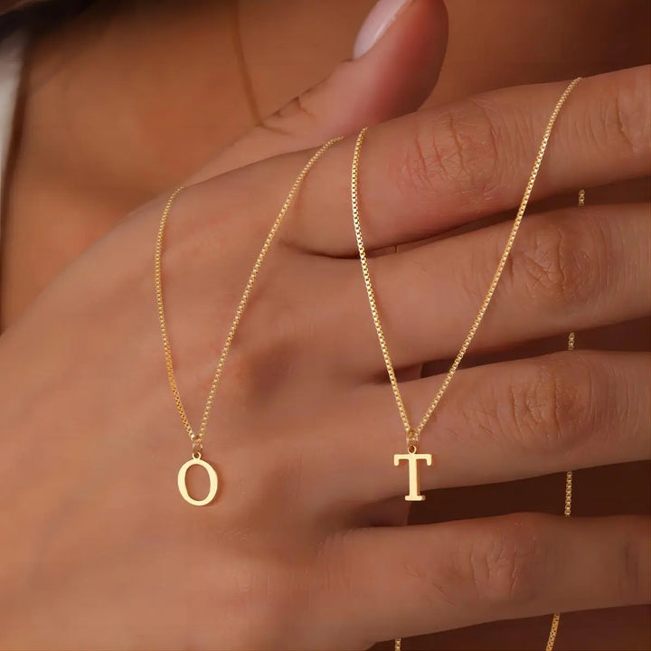 Necklace with Initials from Love Letters
