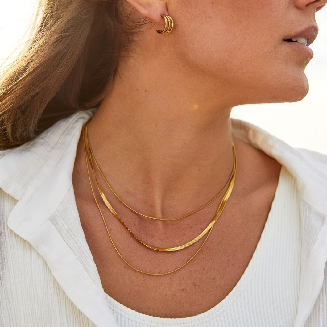 Muli-Layered Gold Necklace