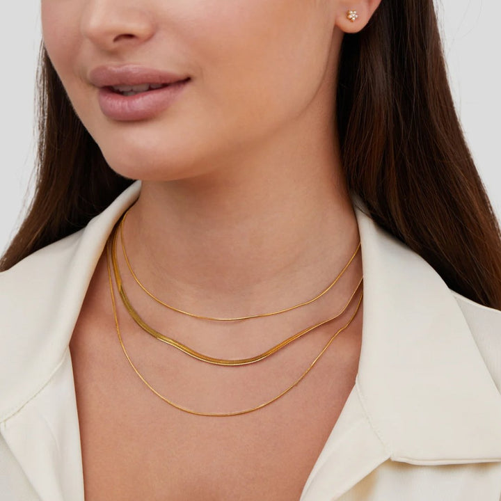 Muli-Layered Gold Necklace