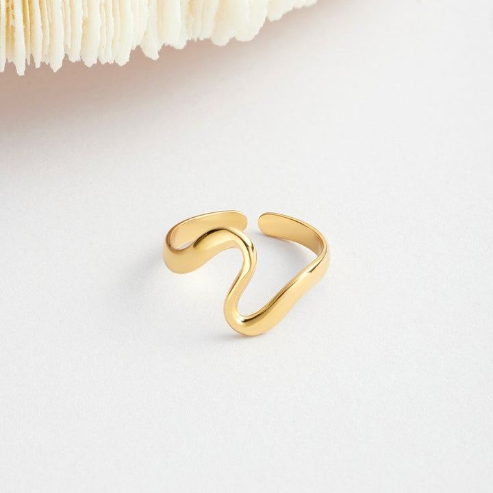 Golden Wav Ring