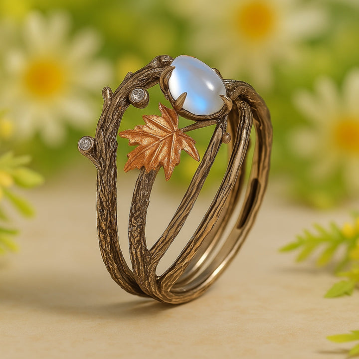 Moonstone Ring of Nature