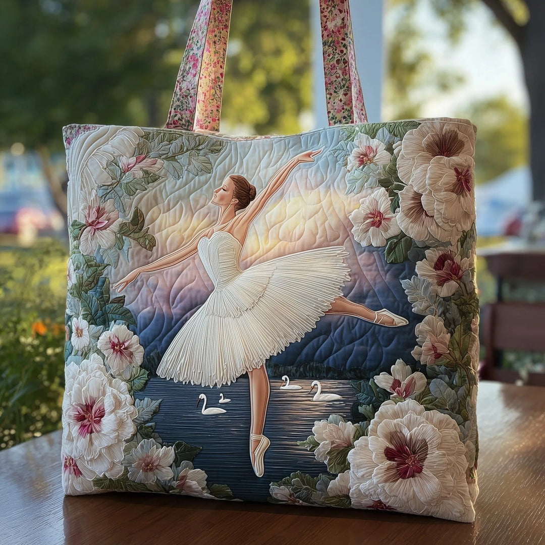 HANDMADE BAG - THE BALLERINA AND THE SWANS