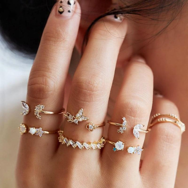 Unike Premium Pack of 8 to 12 Rings
