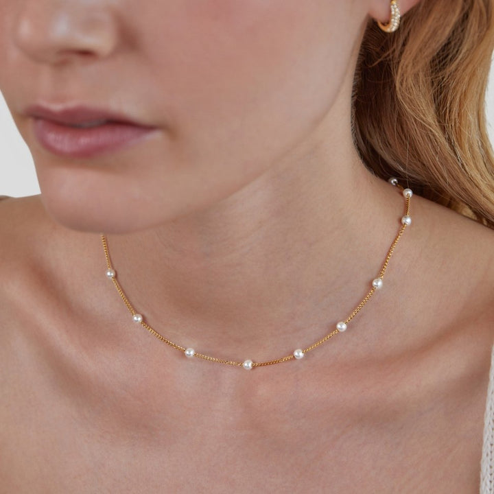 Nurae Necklace with Pearl